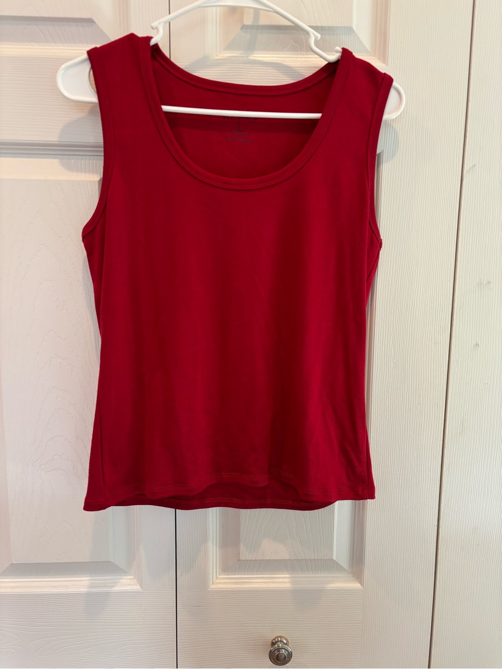 Classic Red Women's Tank Top - Sleeveless Scoop Neck